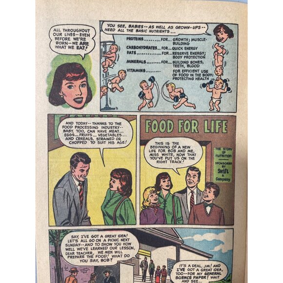 Swift & Co The Winning Combination Comic Daily Foods Essential For Good Health - Picture 5 of 6
